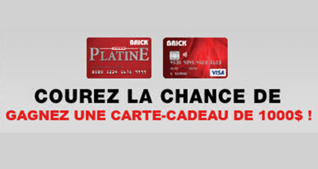 Concours gagnez une Carte-cadeau prépayée de 1000$