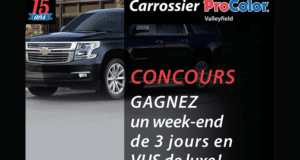 Concours gagnez une Location d'un camion VUS luxueux