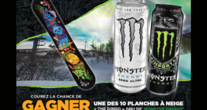 Concours gagnez une Planche à neige Monster Energy