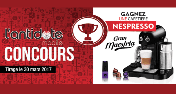 Concours gagnez une cafetière Nespresso Gran Maestria