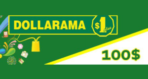 Concours gagnez une carte cadeau Dollarama de 100$