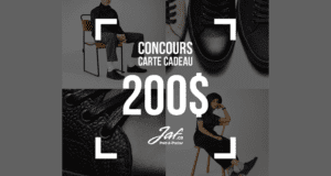 Concours gagnez une carte-cadeau JAF de 200$
