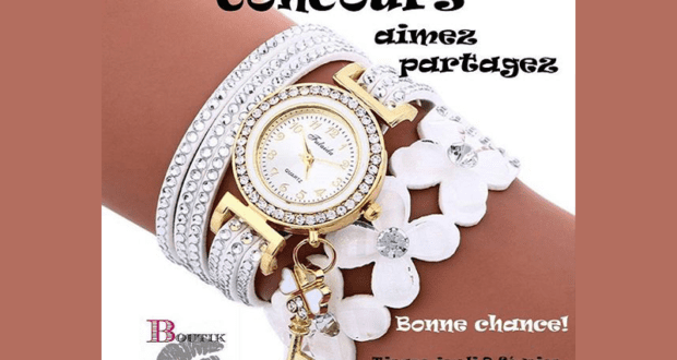 Concours gagnez une montre de chez Boutik July