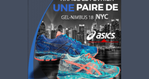 Concours gagnez une paire de souliers Asics Gel-Nimbus 18 NYC