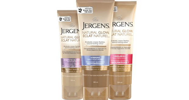 Coupon de 2$ sur un hydratant JERGENS Éclat Naturel de 120mL