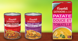 Coupon de 1$ sur une soupe Campbell’s Gastronomie du jour