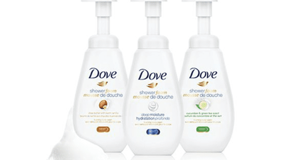 Produits mousse de douche Dove à 2.99$