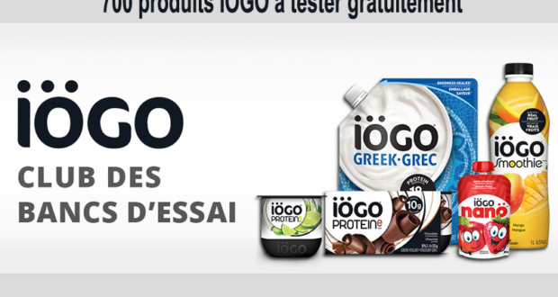 700 produits IÖGO à tester gratuitement