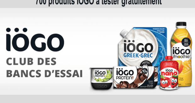 700 produits IÖGO à tester gratuitement