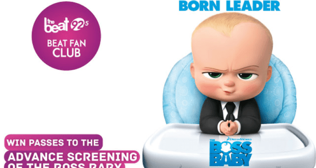 Billets pour voir le fim The Boss Baby