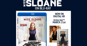 Blu-ray du film Miss Sloane
