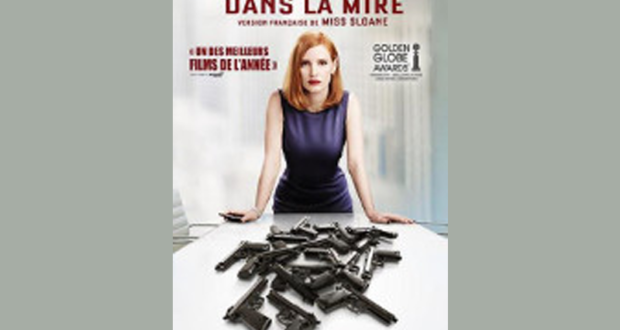 Blu-ray du film Miss Sloane (Dans la mire)