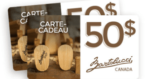 Carte-cadeau Bartolucci de 50$