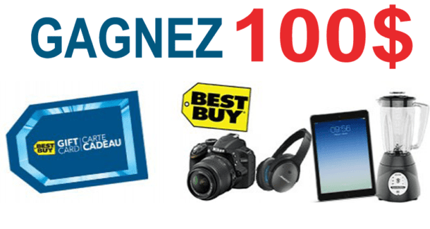 Carte-cadeau Best Buy de 100$