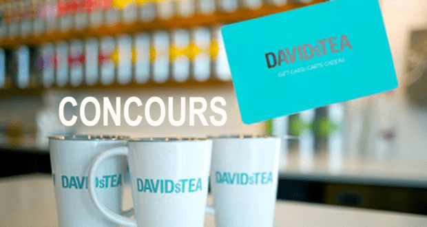 Carte cadeau DavidsTea de 25$