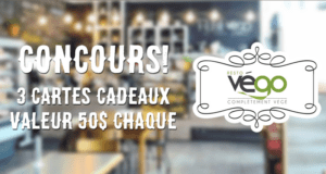 Carte cadeau Resto Végo de 50$