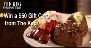 Carte cadeau The Keg Steakhouse & Bar de 50$
