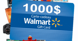 Carte-cadeau Walmart de 1000$