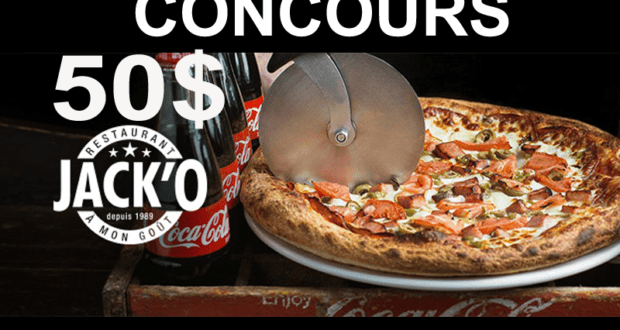Carte cadeau de 50$ au Jack'O