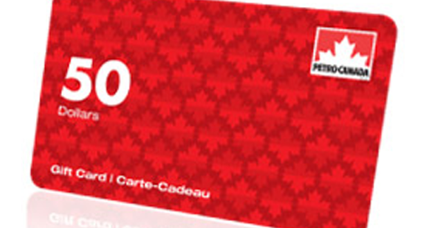 Carte cadeau de 50 $ en essence Petro Canada
