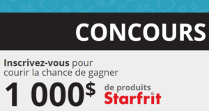 Carte-cadeau électronique Starfrit de 1000$
