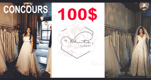 Cartes-cadeaux de 100$ à la boutique Le White Closet