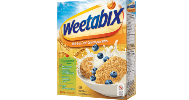 Céréales Weetabix gros format à 1,50$