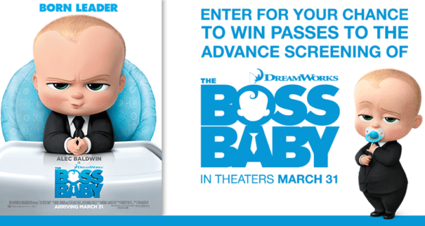 Concours gagnez des Billets du film THE BOSS BABY