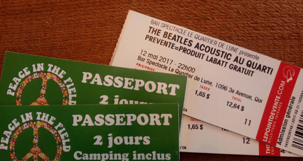 Concours gagnez des Billets pour Peace in the Field et Beatles Acoustic