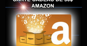 Concours gagnez une Carte cadeau Amazon de 50$