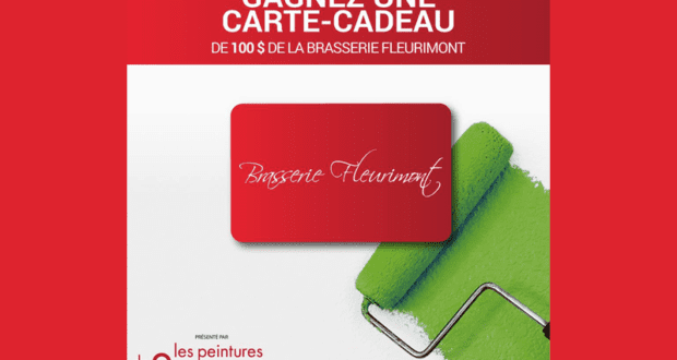 Concours gagnez une Carte-cadeau la brasserie Fleurimont de 100$