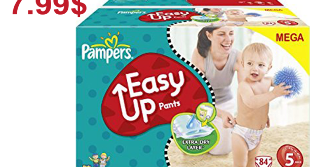 Emballage de couches Pampers ou culottes Easy Ups à 7.99$