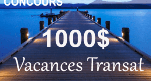 Forfait vacances Transat de 1000$