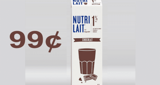 Lait au chocolat Nutri Lait 1L à 99¢