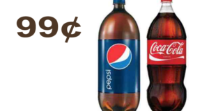 Pepsi, Coca Cola 2L à 99¢