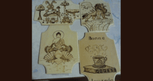Pyrogravure sur bois à votre choix