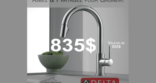 Robinet Delta Trinsic Touch2o de 835$