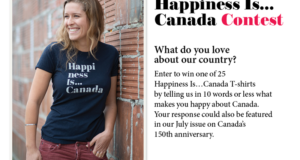 T-shirt Happiness is… Canada