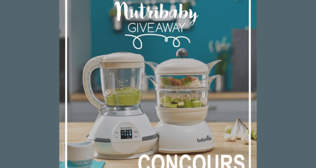 Un Nutribaby et son lot de contenant silicone