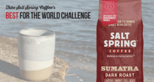 Un an de café Salt Spring et 6 tasses artisanales