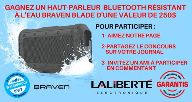 Un haut-parleur Bluetooth résistant à l'eau Braven Blade