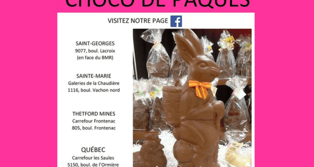 Un lapin de Pâques géant en chocolat de 2000 grammes