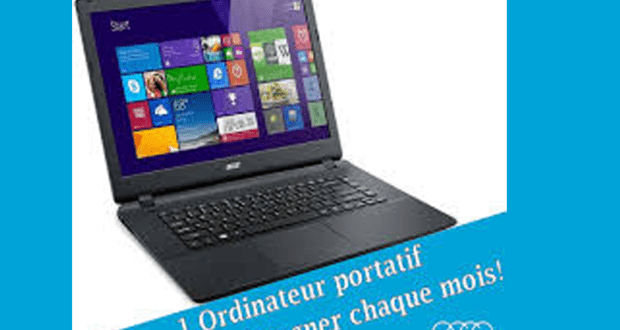 Un ordinateur portable Acer Aspire E15