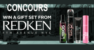 Un panier de produits Redken