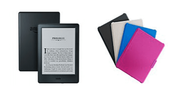 Une liseuse électronique Kindle 6