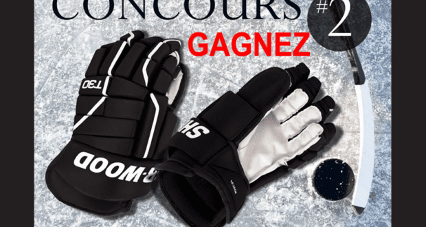 Une paire de gants d'hockey