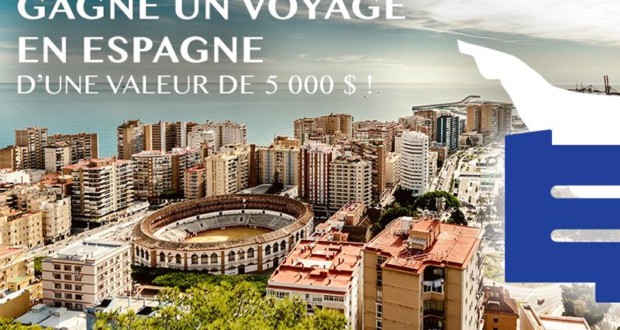Voyage pour deux de 5000$ en Espagne