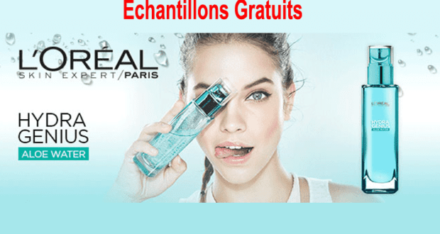 Échantillons gratuits Hydra Genius de L’Oreal Paris