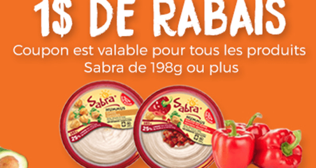 1$ de rabais sur un produit Sabra