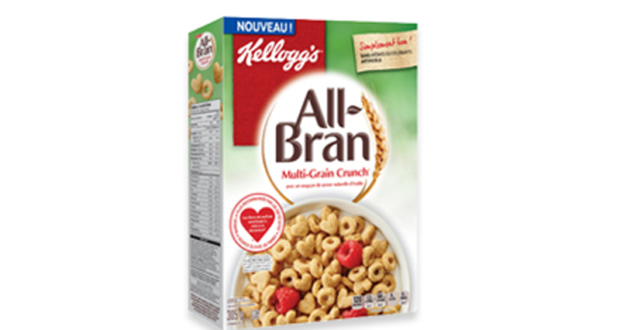 2,50$ de rabais sur une boîte de céréales All-Bran Multi-Grain Crunch